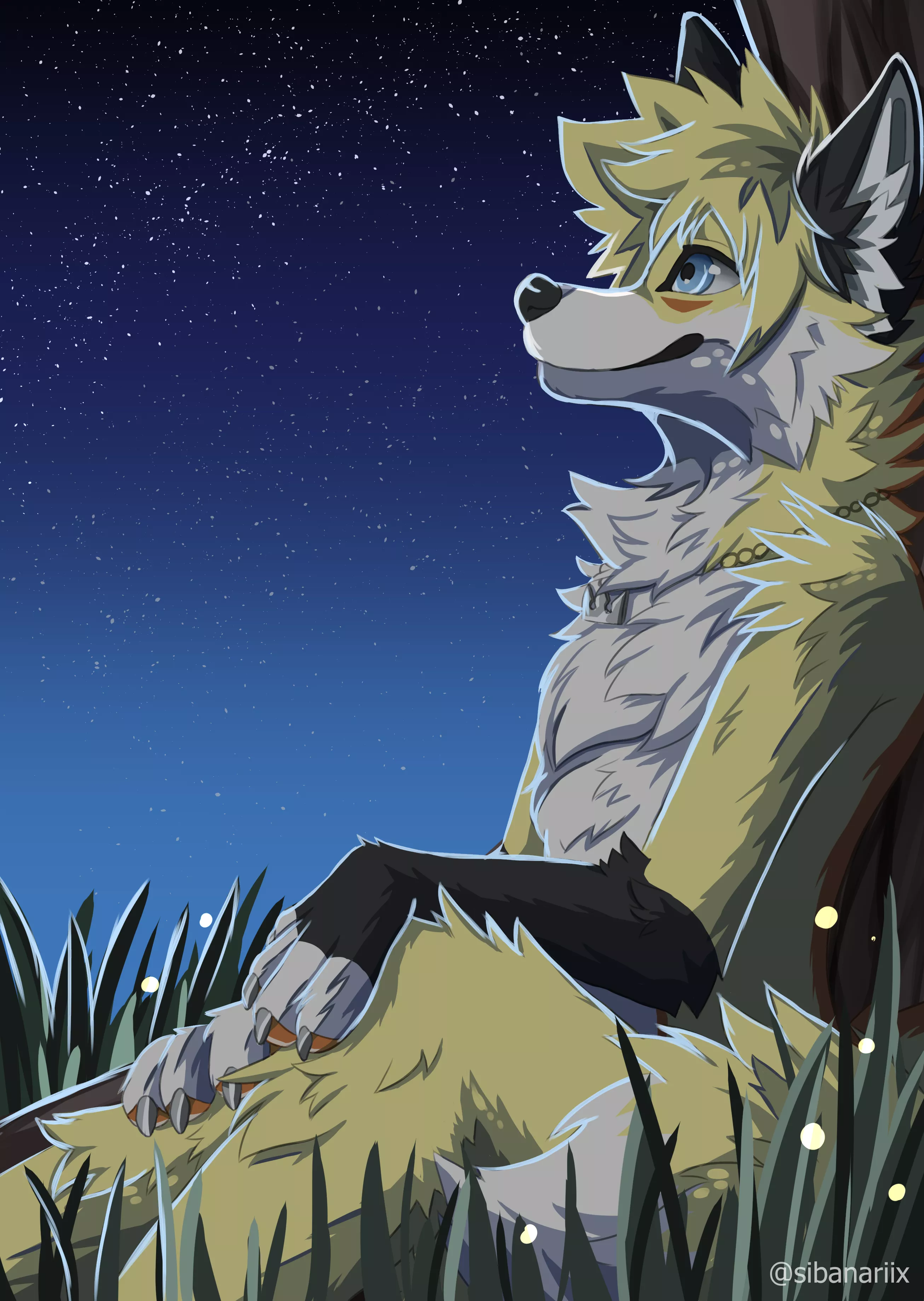 Stargazing 🌠 [Artfight attack ~ art by me @sibanariix]