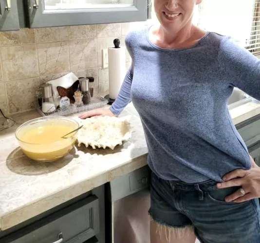 Would you like to add some cream to my pie?