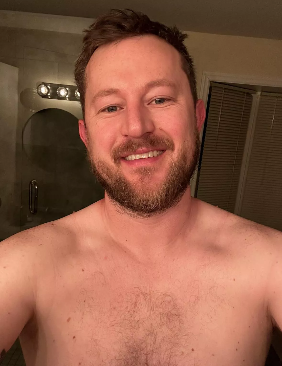 Y’all seemed to like my face right after the shower, how about right before?