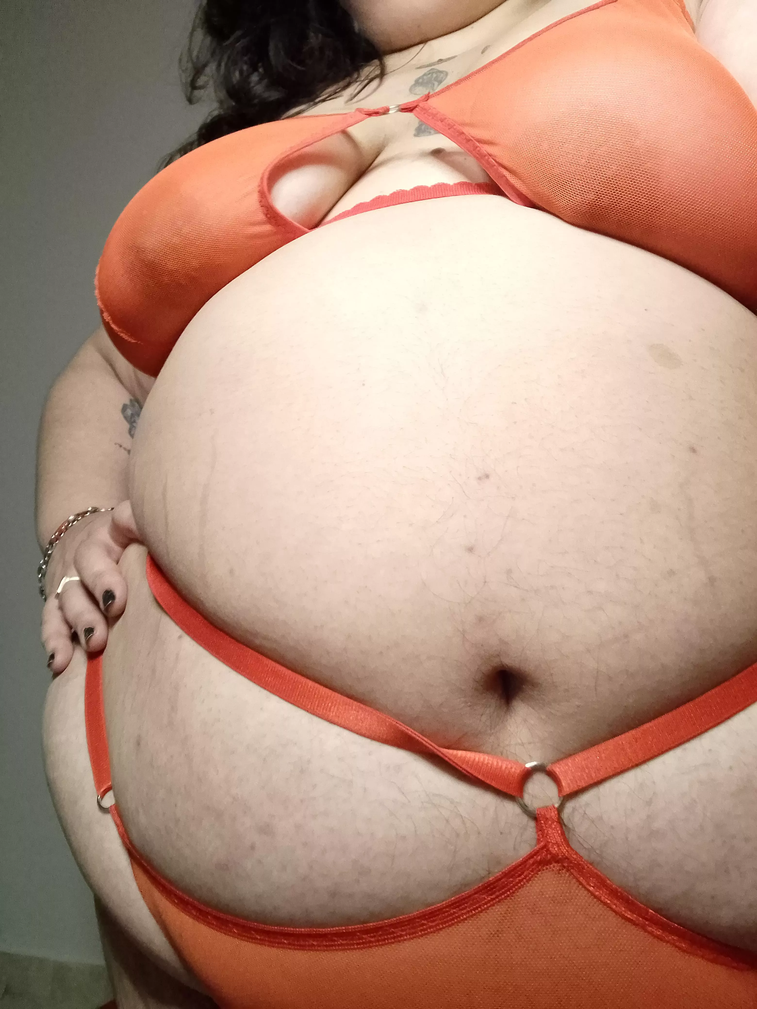 You like my red lingerie?