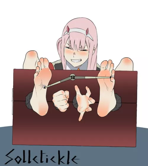 Zero two tickled