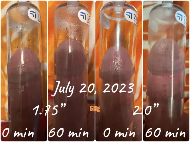 A little pumping action this afternoon