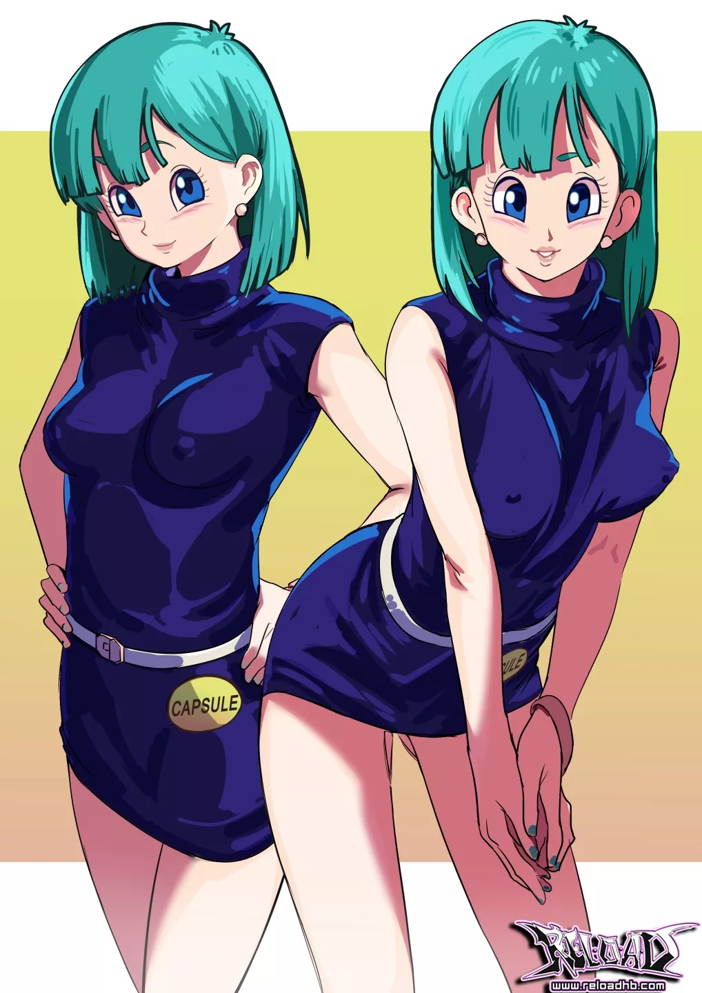 Bulma Wearing a Skin Tight Dress (R-E-L-O-A-D) [Dragon Ball]