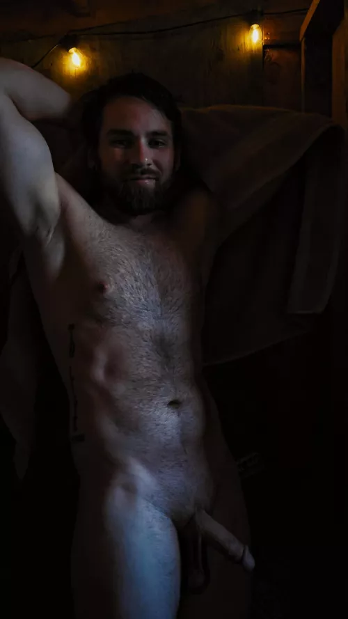 Drying off a fuzzy chest takes time, but I know some ways to make it pass faster...