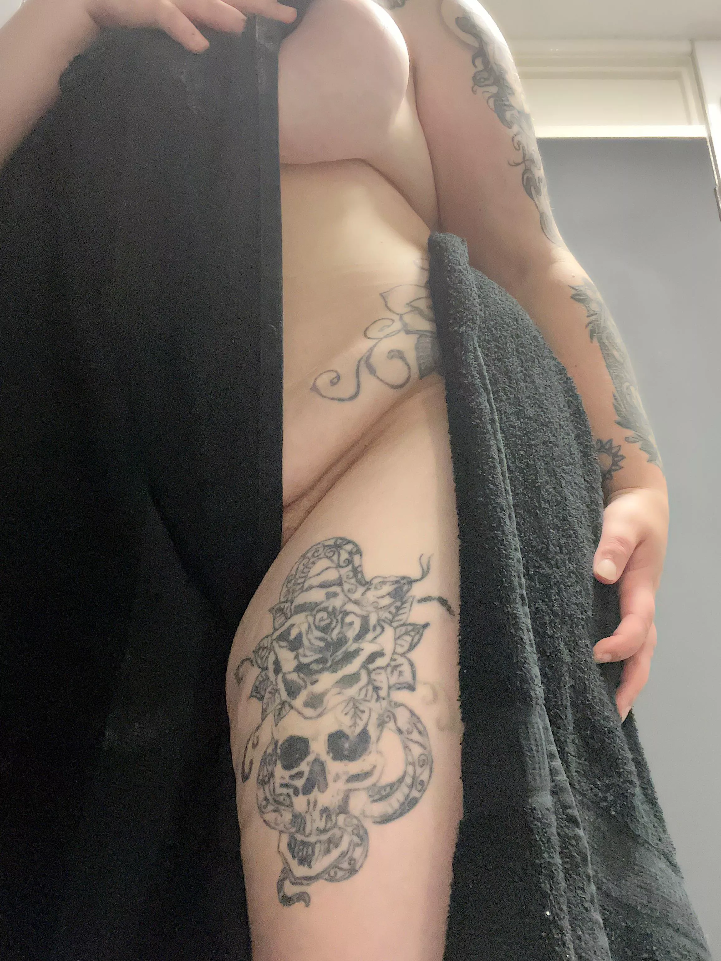 Just got finished getting clean 🧼 how about we get dirty again?