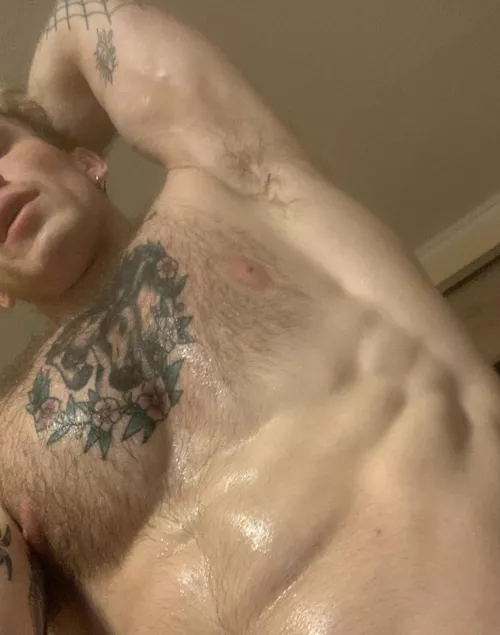 Lick that fresh sweat pal.