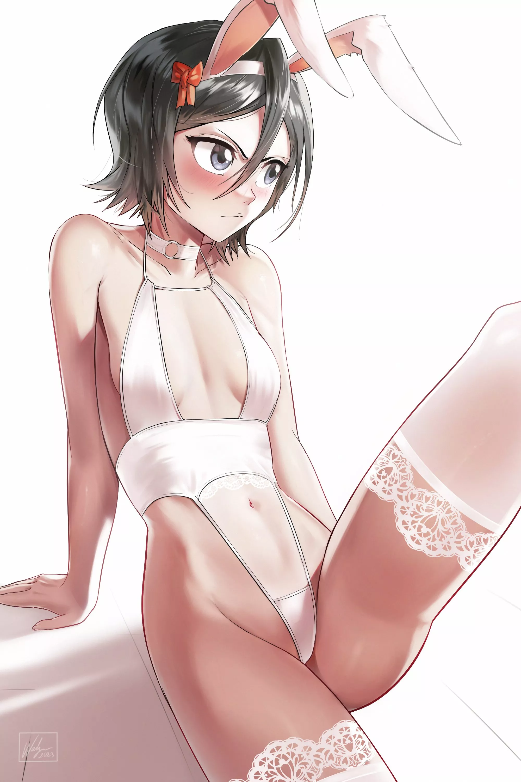Rukia in bunnysuit (waligner)