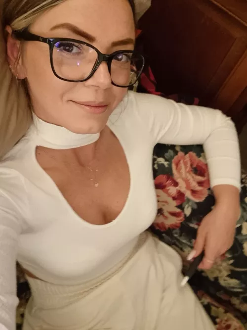 Selfie while taking a break from work