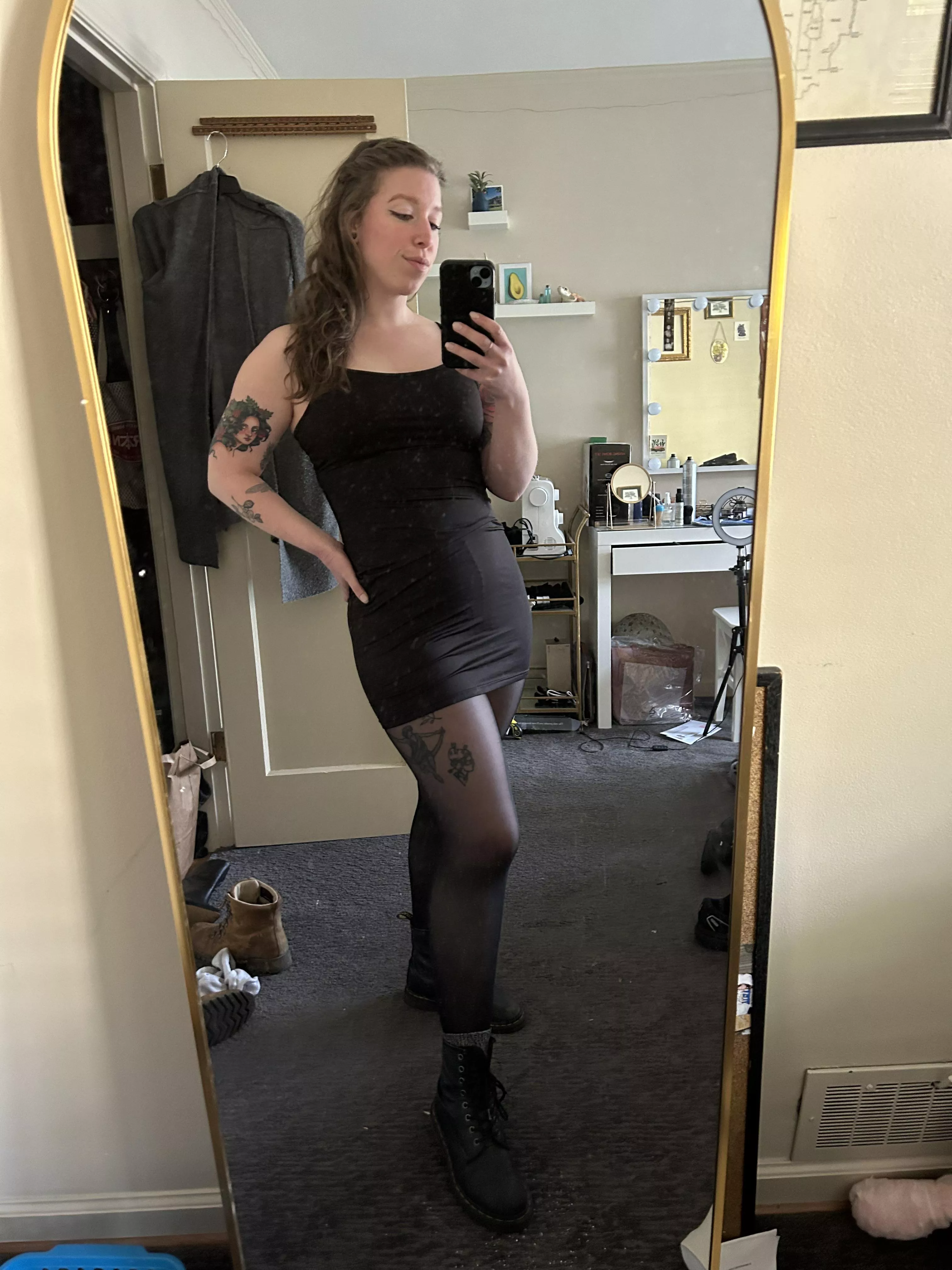 Sometimes a little black dress is all you need [f]