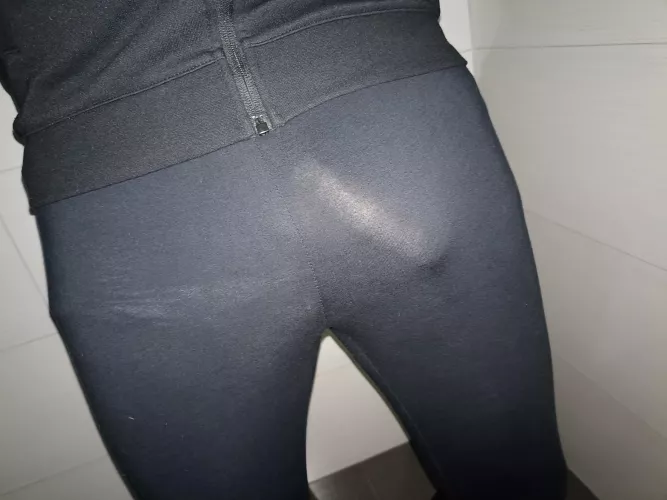 Tights don't leave much to imagination