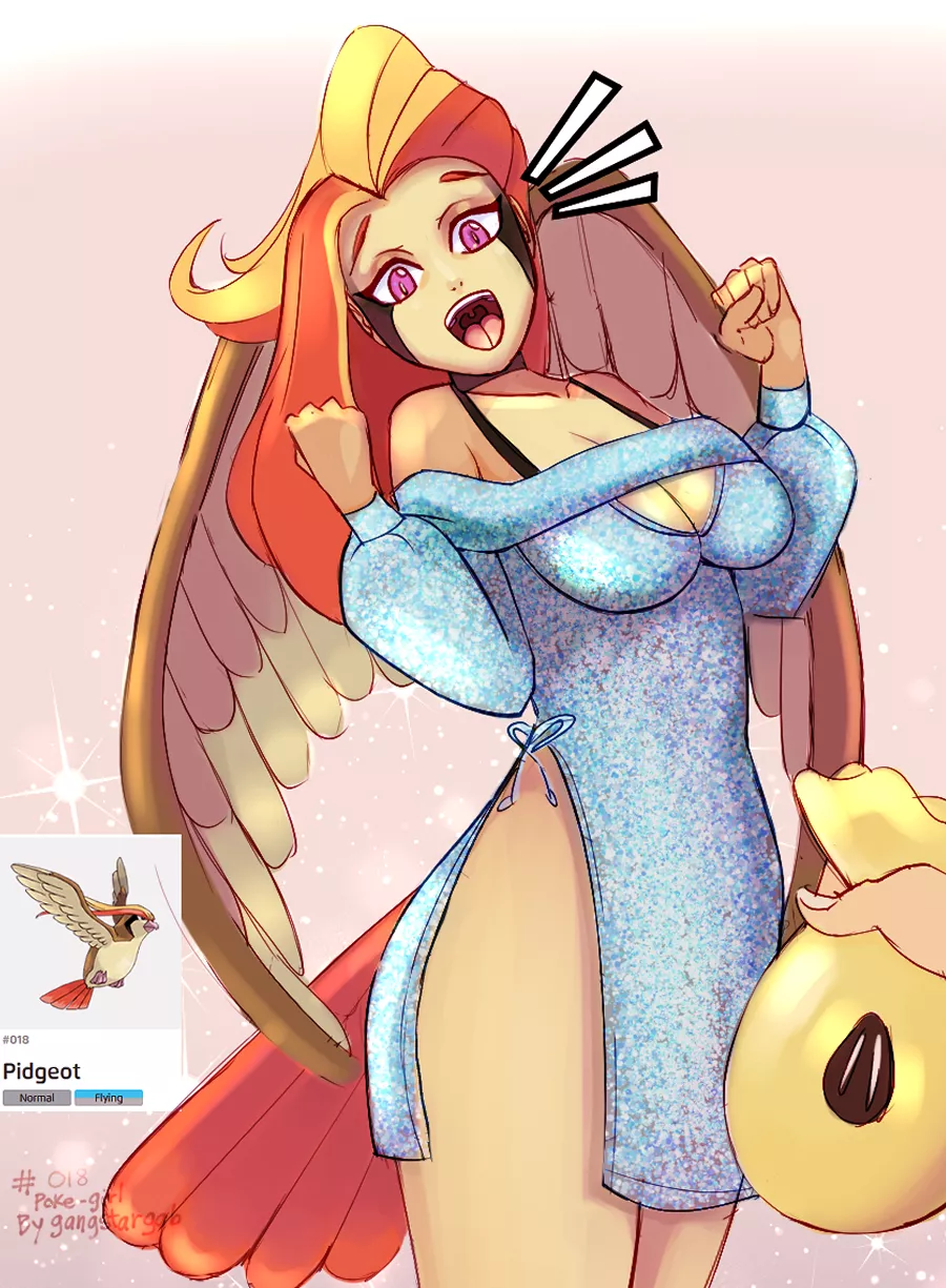 018- Pidgeot girl by Ganstargab