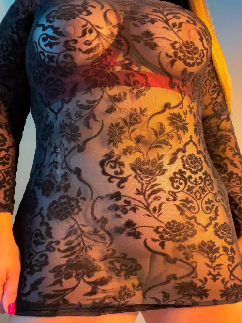 A dress made for teasing and pleasing.