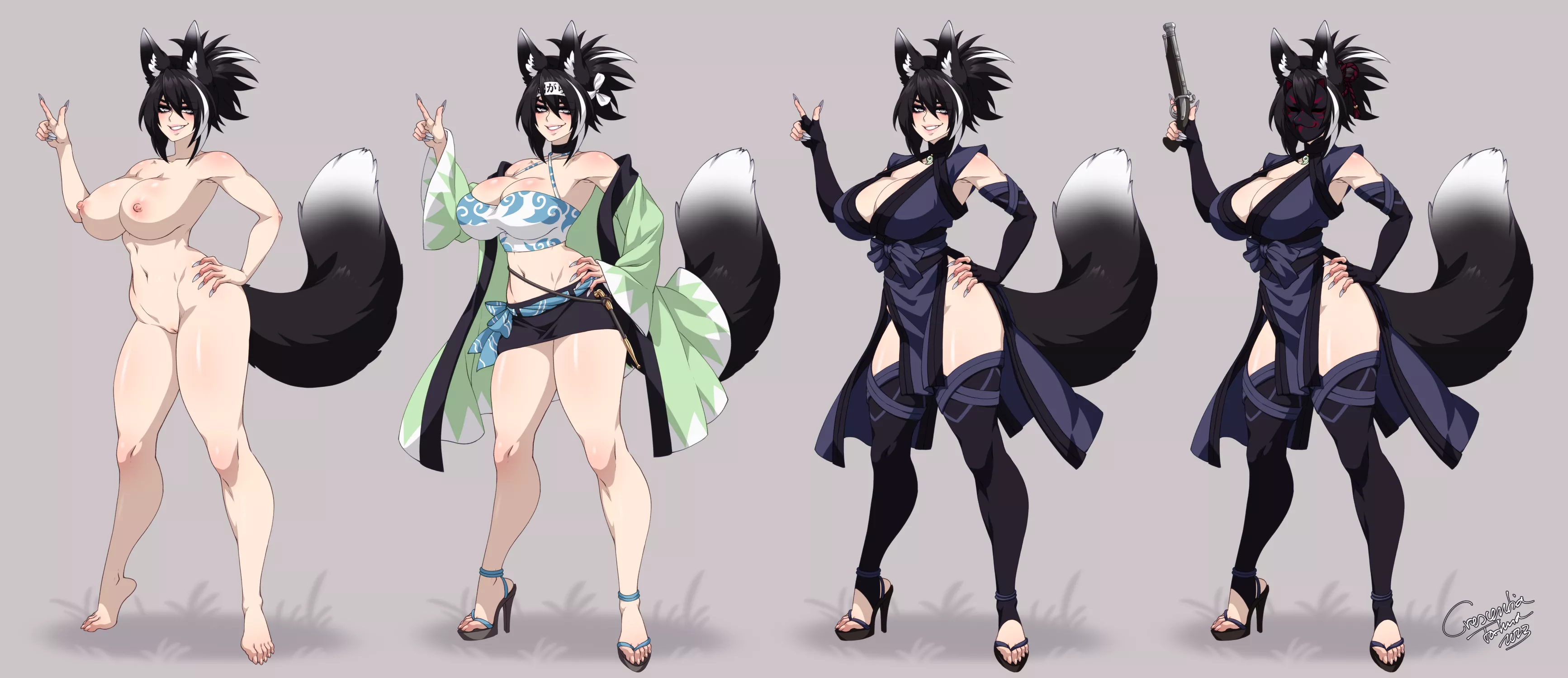 Commission - Kemuri [by Crescentia Fortuna]