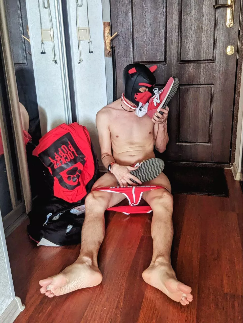 He couldn't wait to get home and get back to his perversions