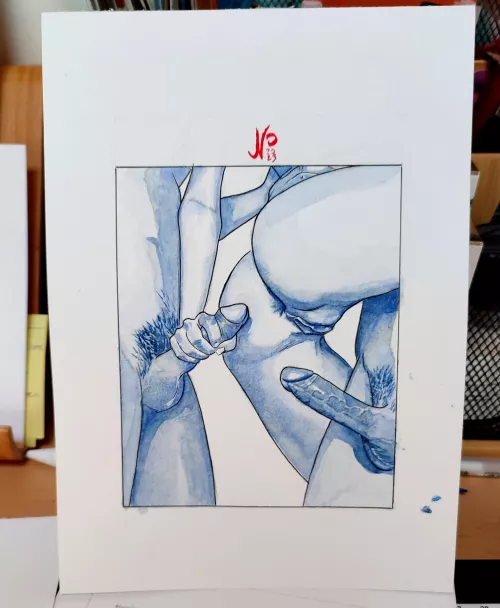 Let' double the fun, watercolor by me