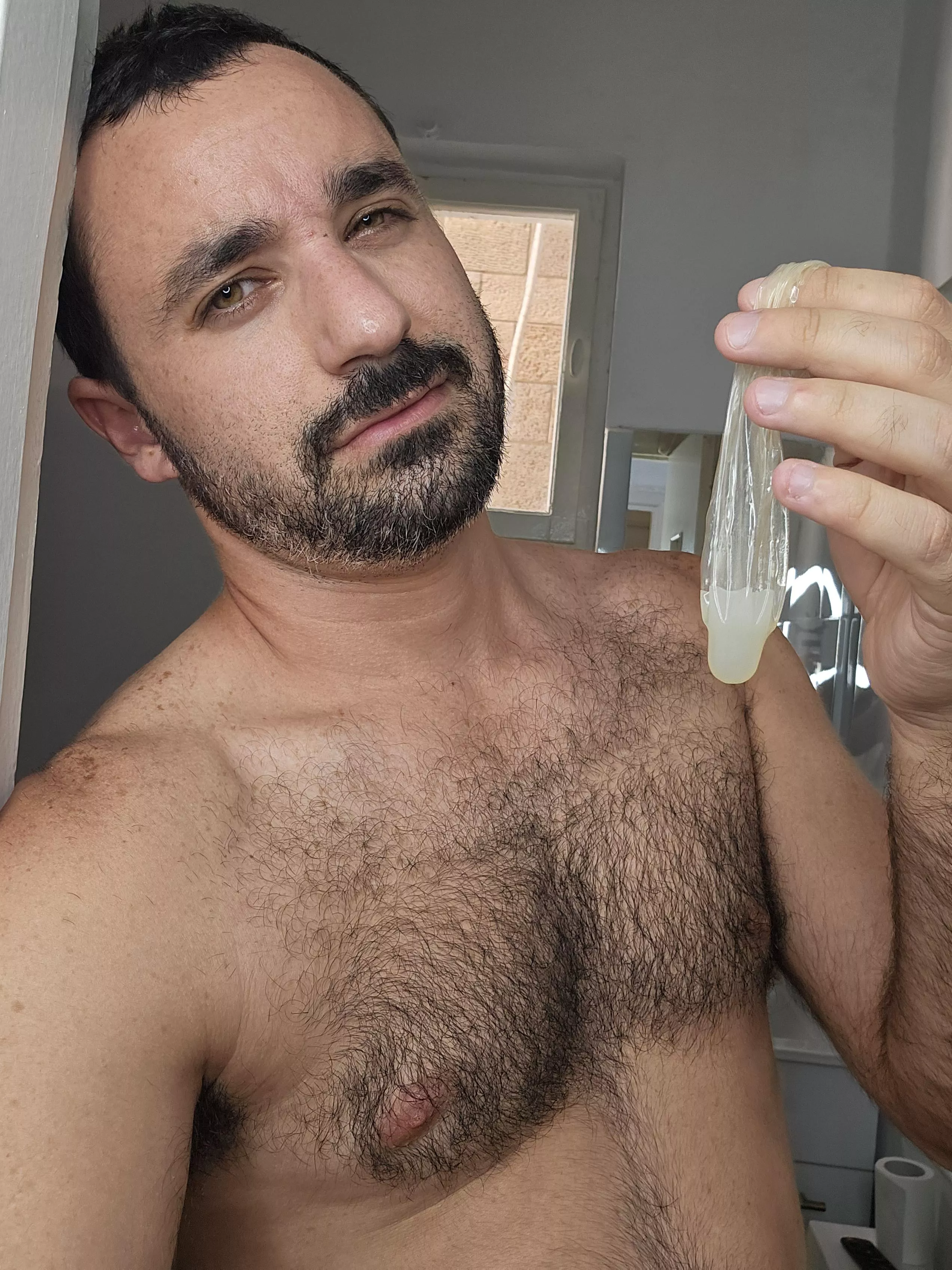 Me and my cum. Who's into drinking it?