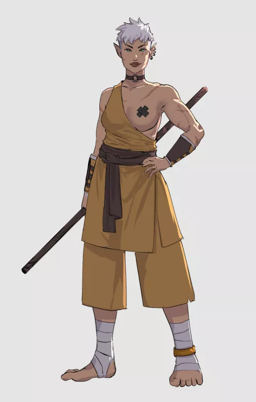 Monk (original art by me)