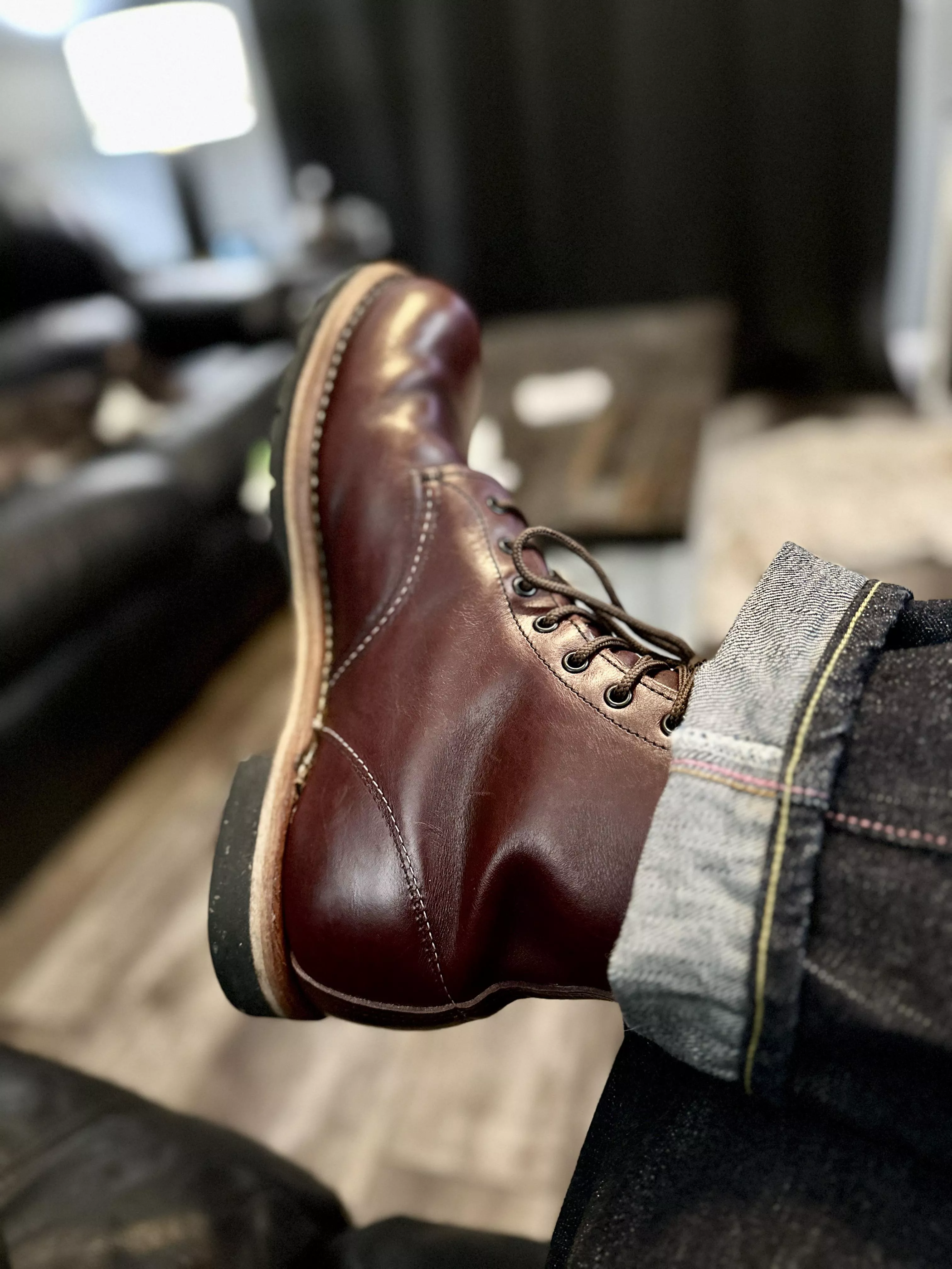 New to me Redwing Beckman boots. Freshly cleaned and new laces. The prior owner had them resoled as well. $270.