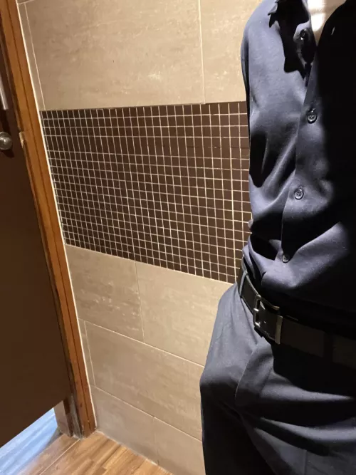 soft cock bulge in suit pants