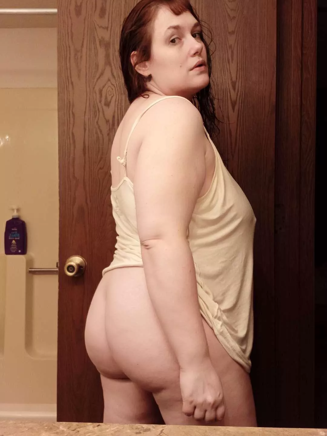 Why wait she snickers