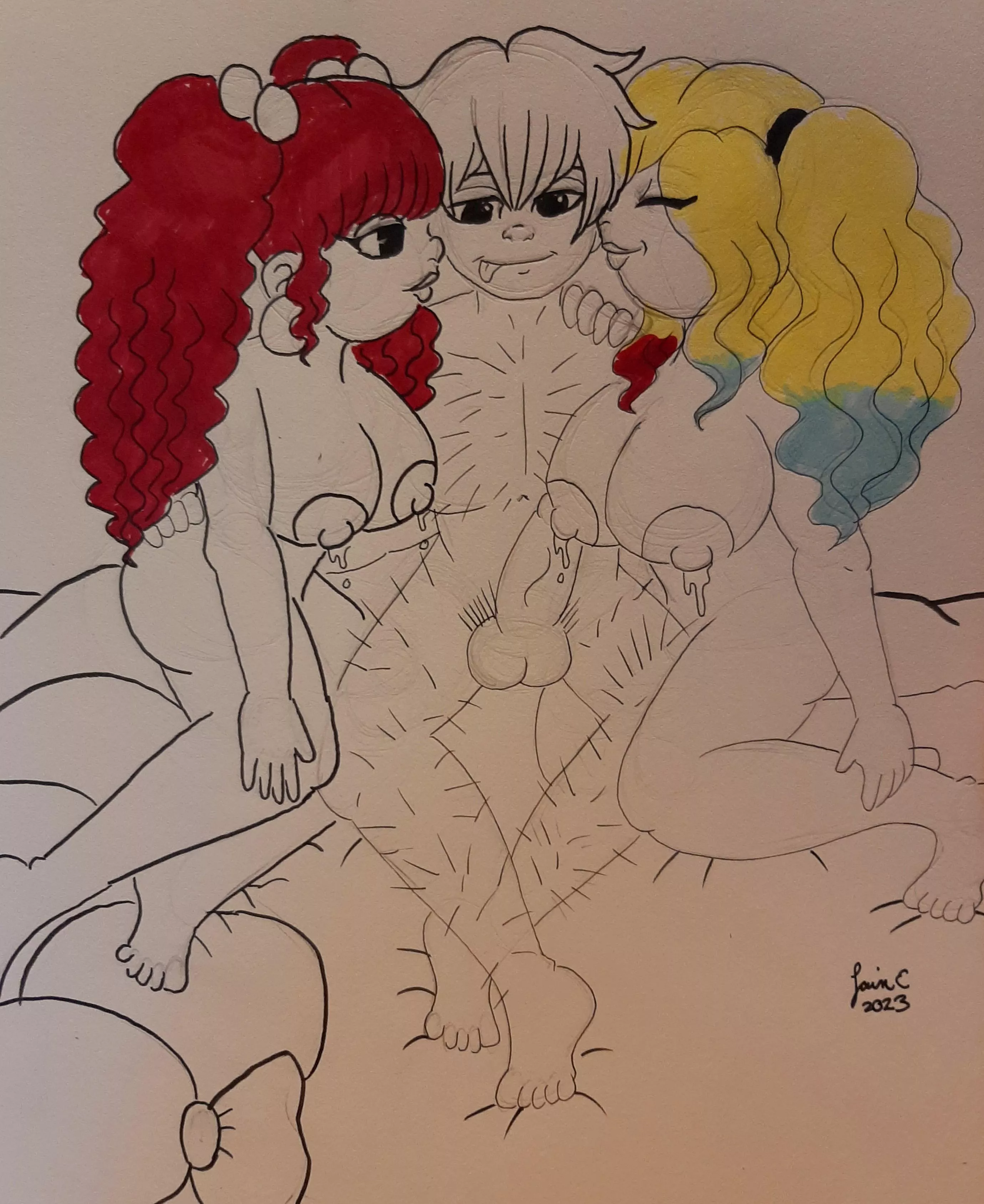 Commission - Sharing a Man