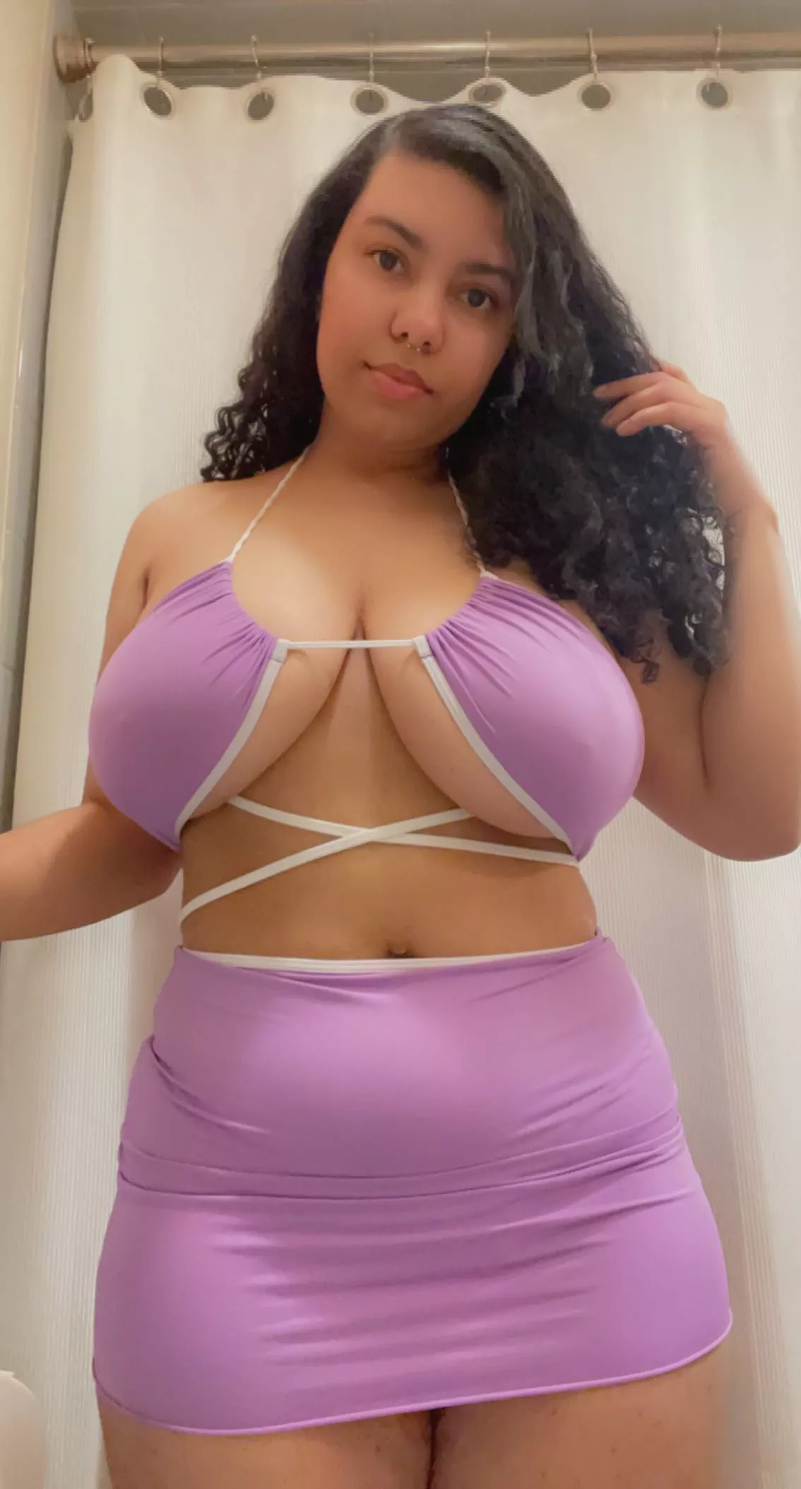 Love the curves or the curls