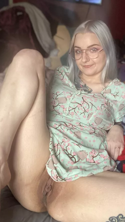 My thighs are soft if you wanna rest your head there while you lick it 🥰