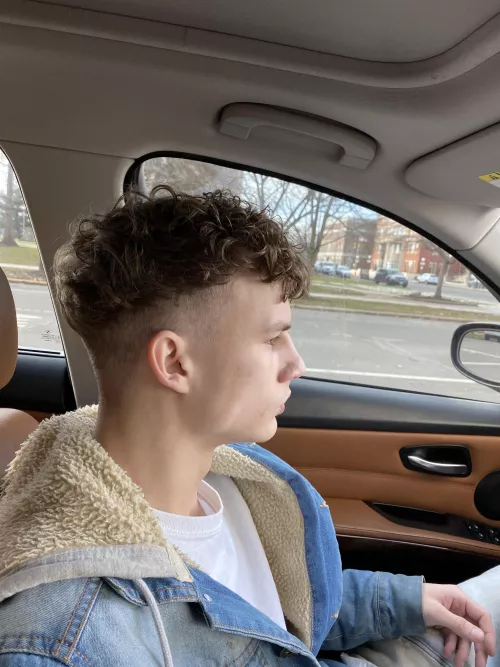 new hair cut.. it’s a little chilly today