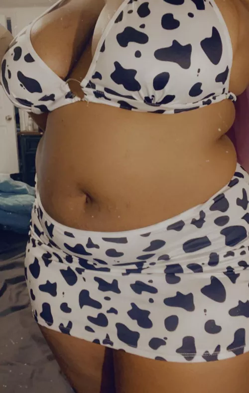 Ready for my milking and breeding session