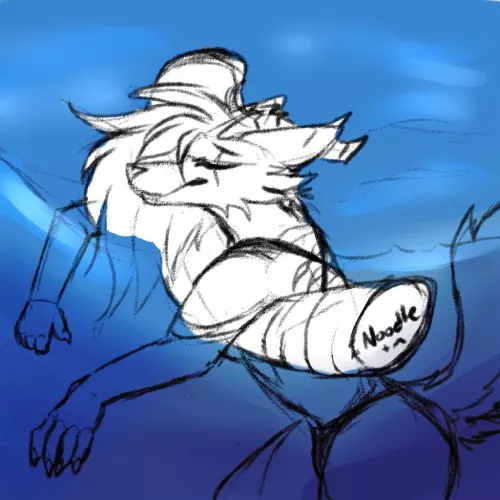 Anyone wanna float in the pool? 🏖️ (@ScarlettWolf24)