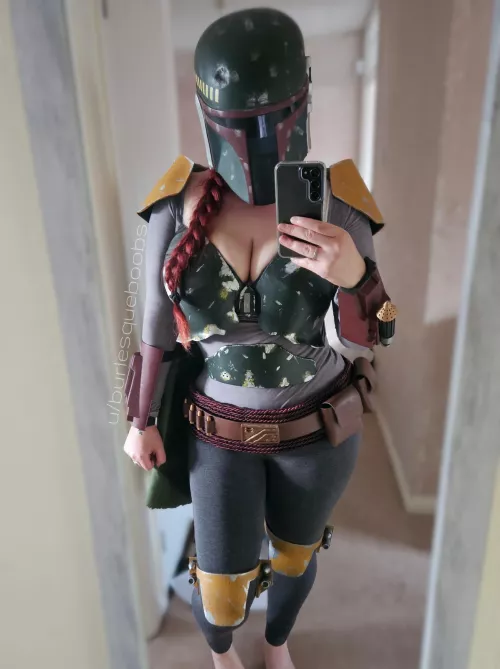 Booba Fett cosplay is almost finished.