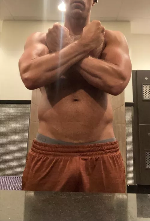 Chest and tris FTW. Nips are covered, so maybe this is just [m]ild