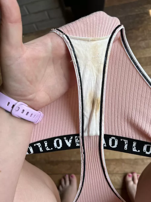 Cream and stains!! Cum get a taste 😋