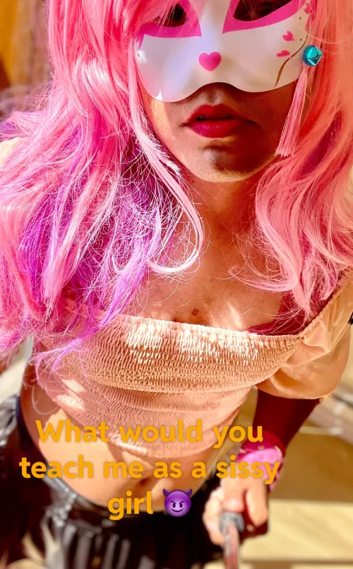 How do I look, Is this girly enough? 💖