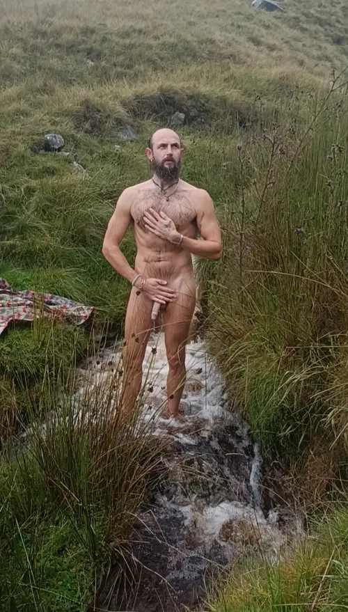 It's raining 🌧️ so we might as well get wet 🔱