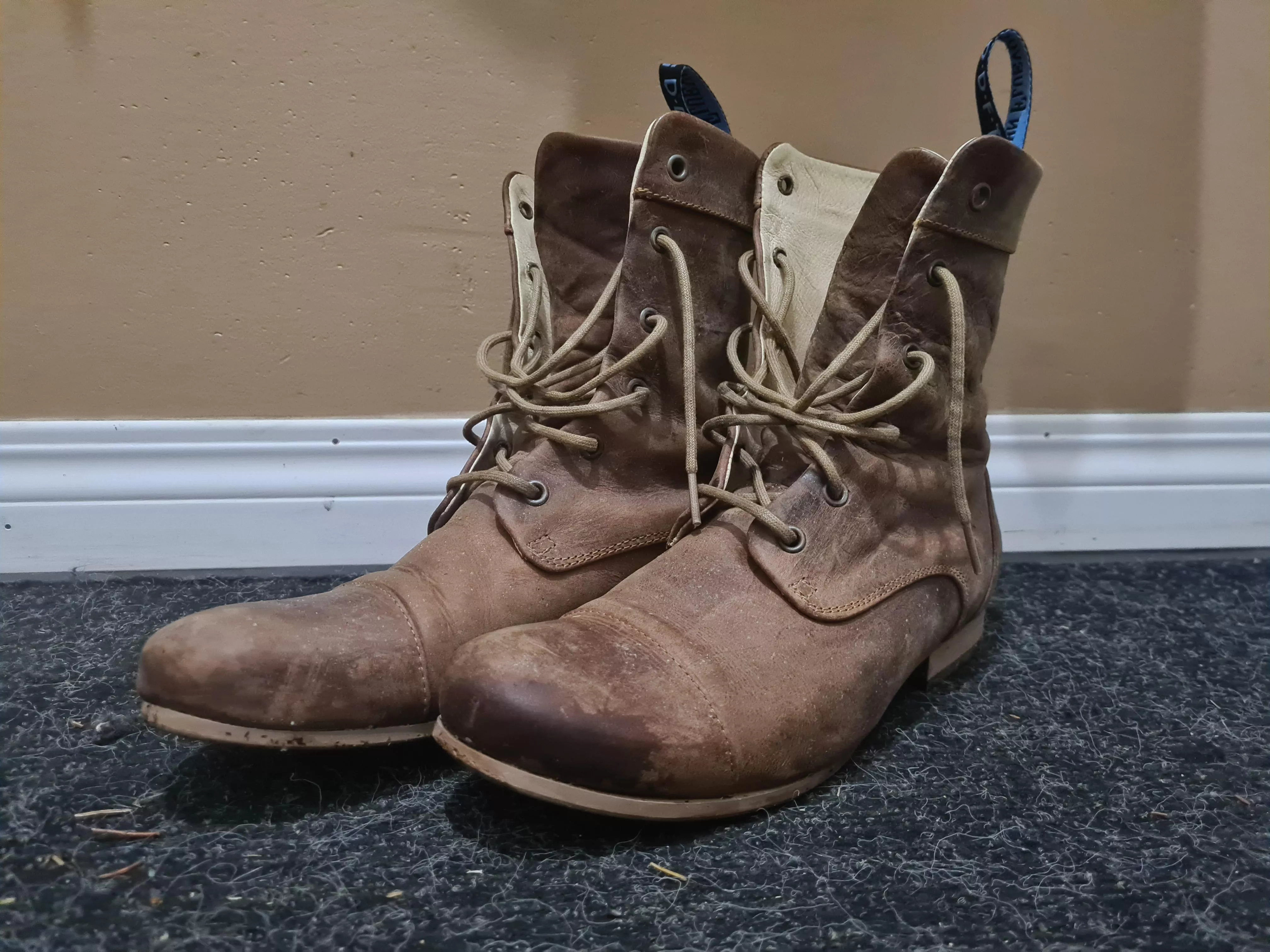 Just scored these Fluevog boots for free. How can I clean them up a little?