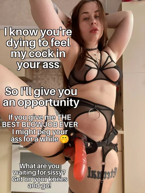 Lock your clit and suck my cock 🤤