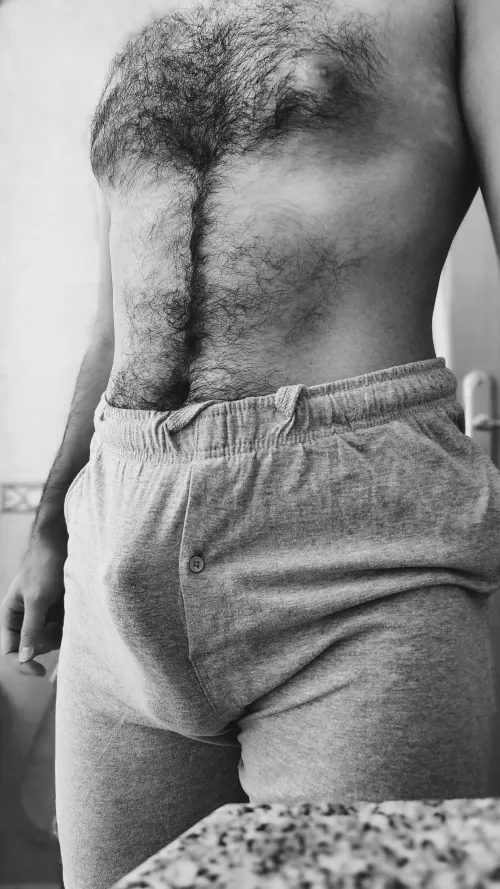 23 - grey sweatpants can be dangerous!