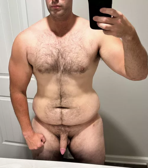 A little bit chubby and a little bit muscle. Hopefully I’m someone’s flavor