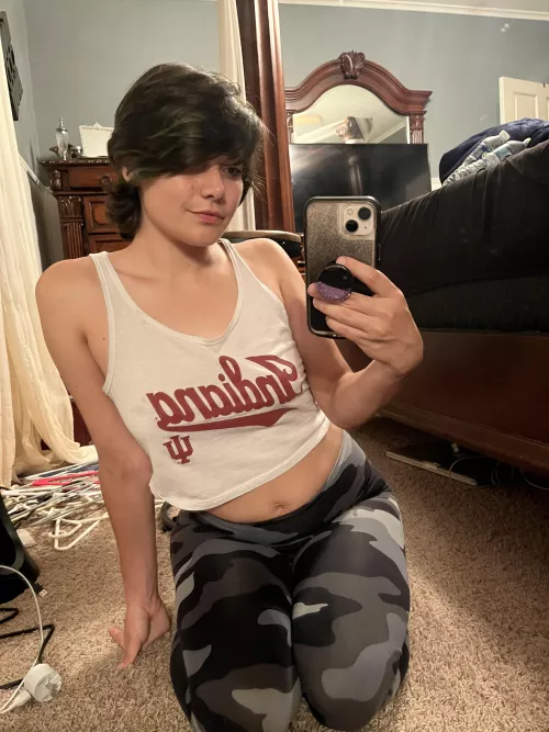 camo leggings; comfy and hot