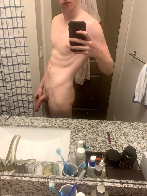 Do I look big semi-hard?