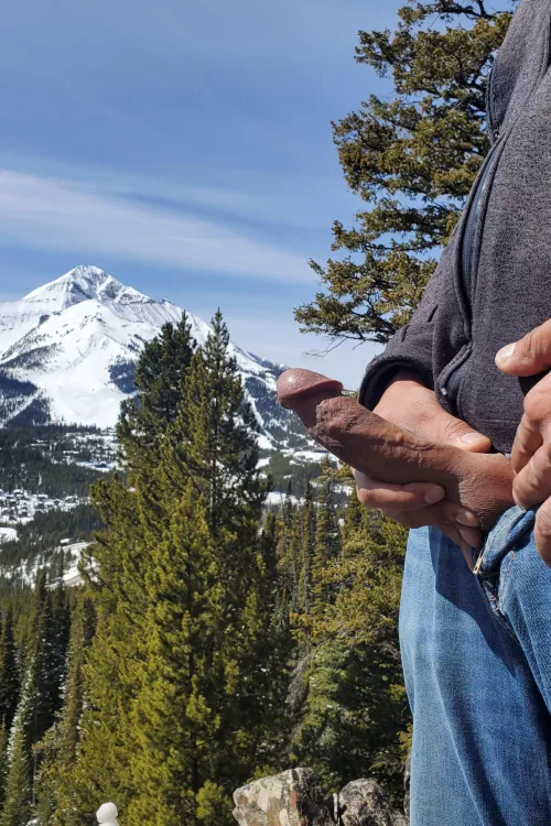 Hiking in the mountains