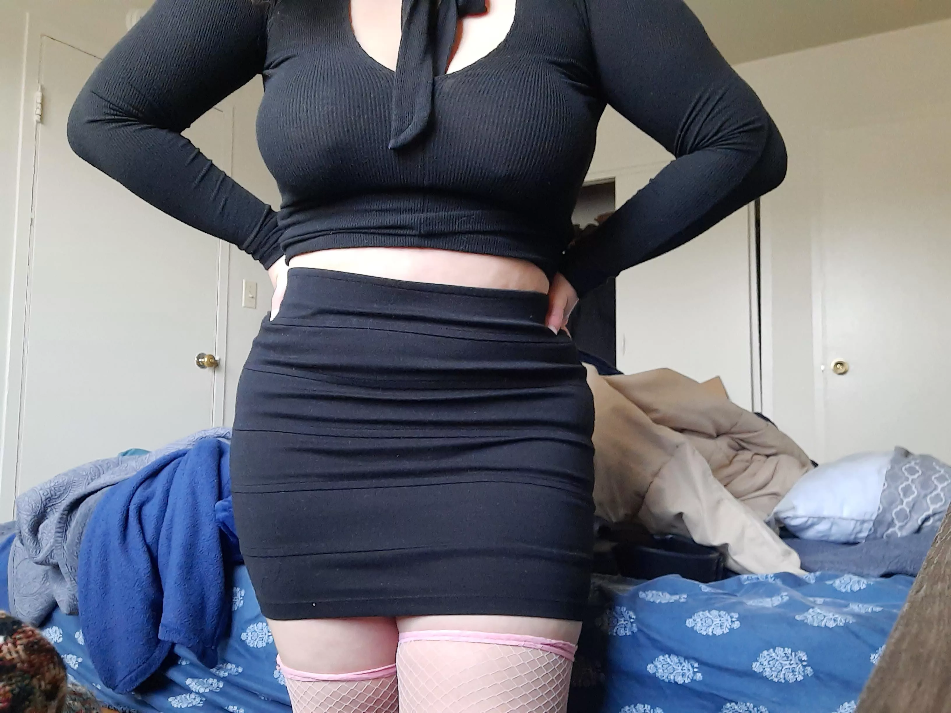 Right after I got home from work, the shirt gets untucked