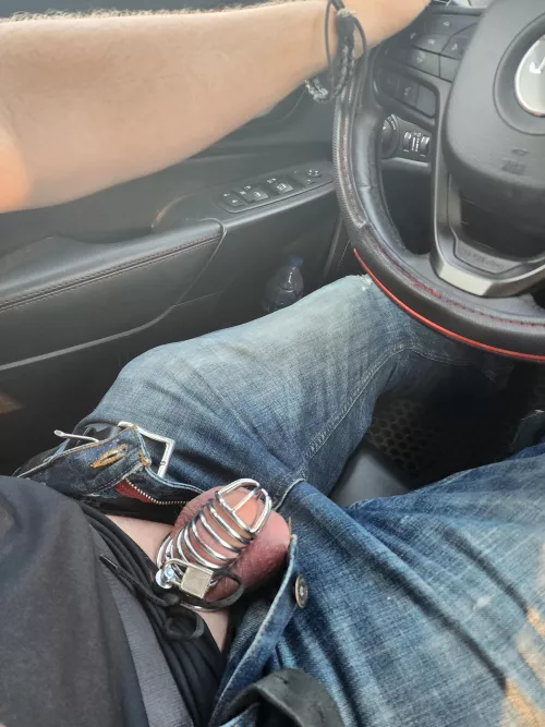 Sent to work in chastity...