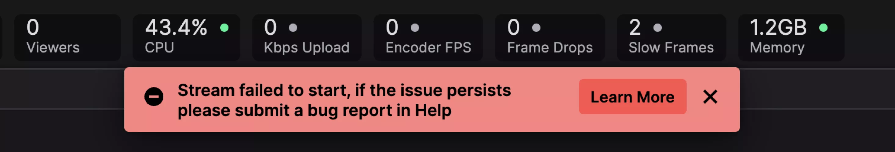 twitch studio is failing to stream after enabling 2FA. Tried uninstalling and resetting. Help?