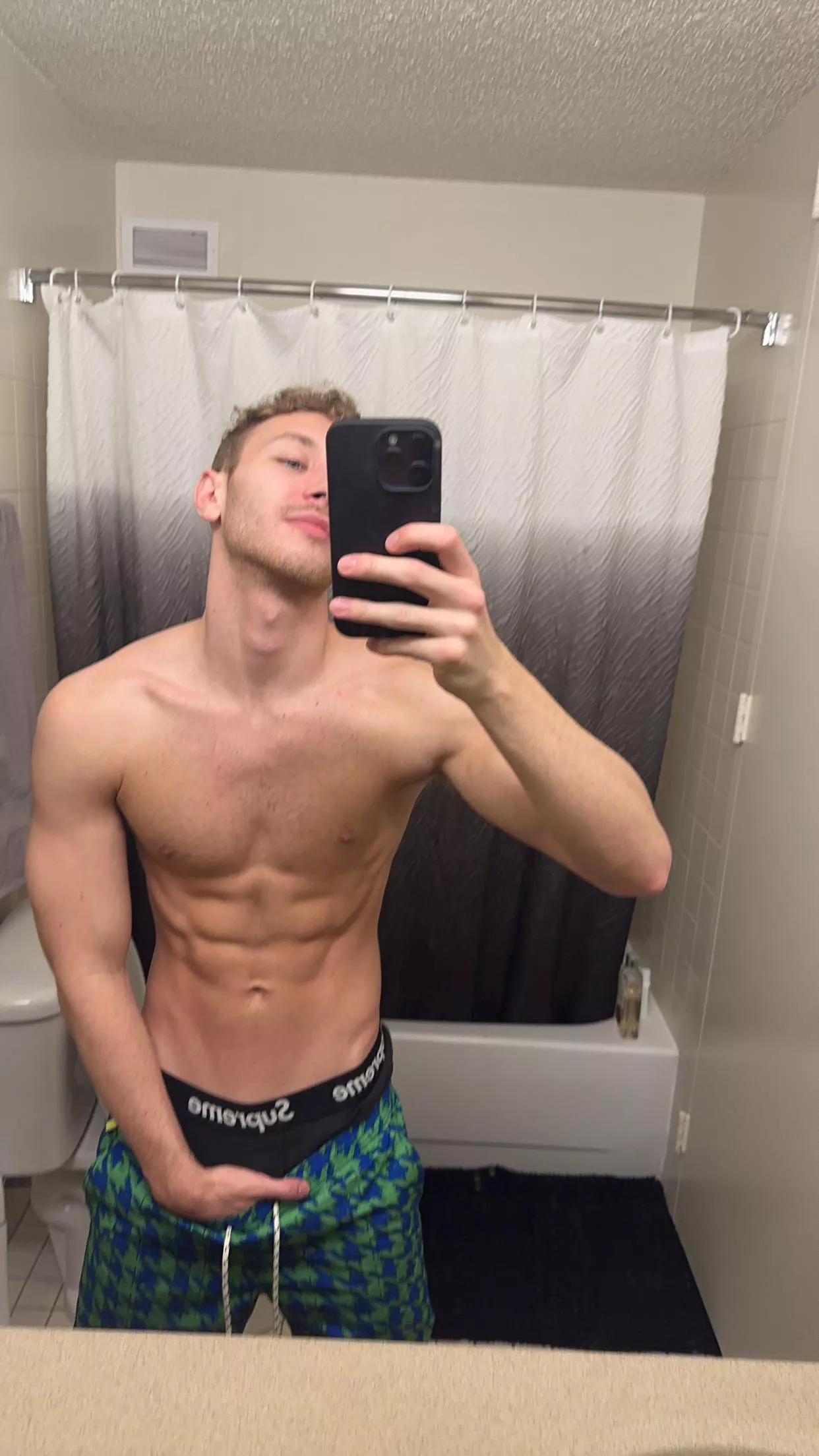 We’re roommates and you walk in on me like this, what do you do?