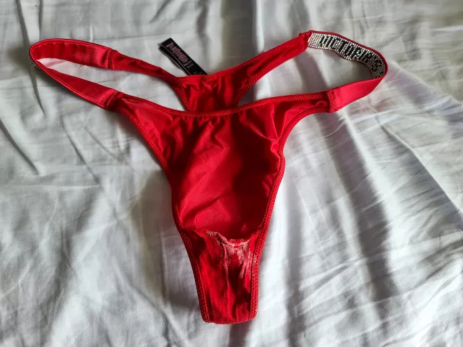 Wife wore a sexy VS thong to work