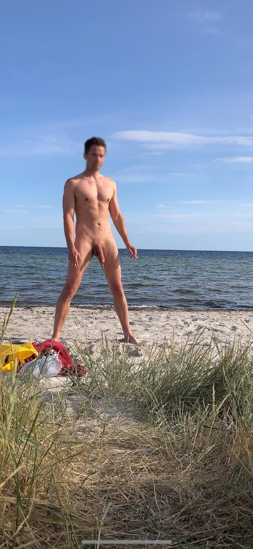 A leakage on the beach