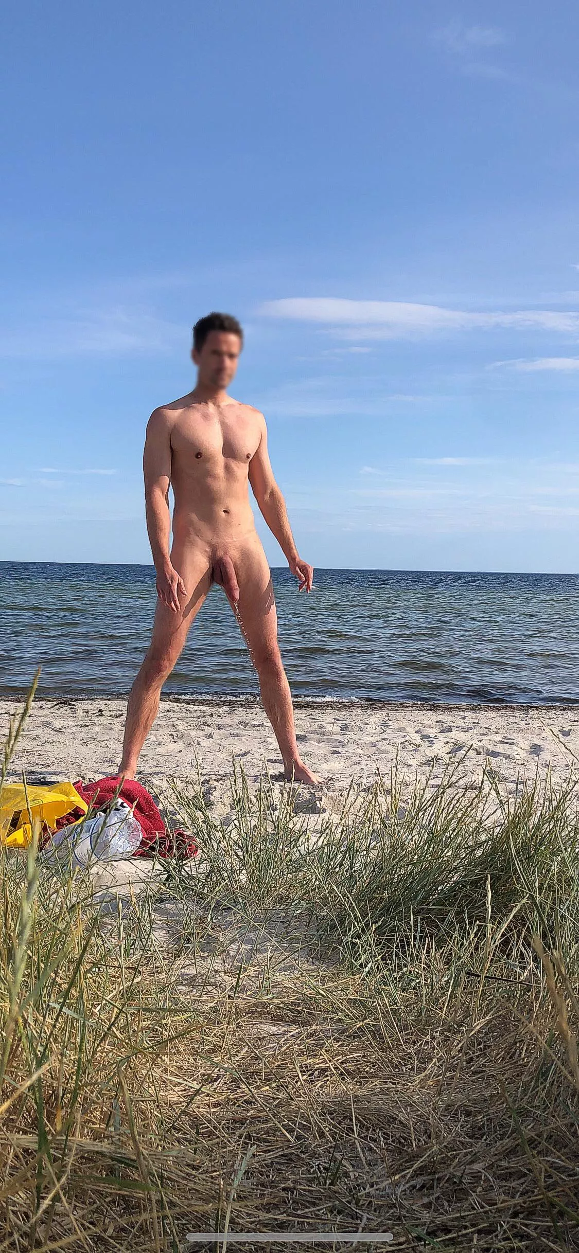 A leakage on the beach