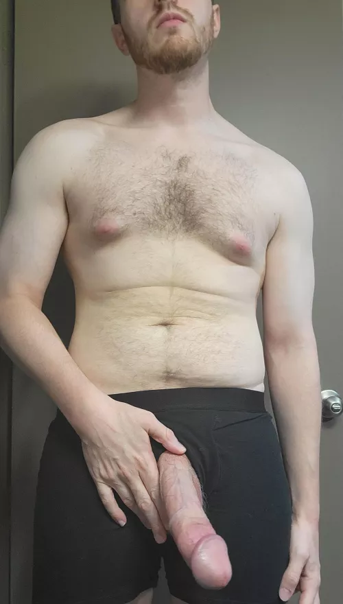 A quick pic before my workout!